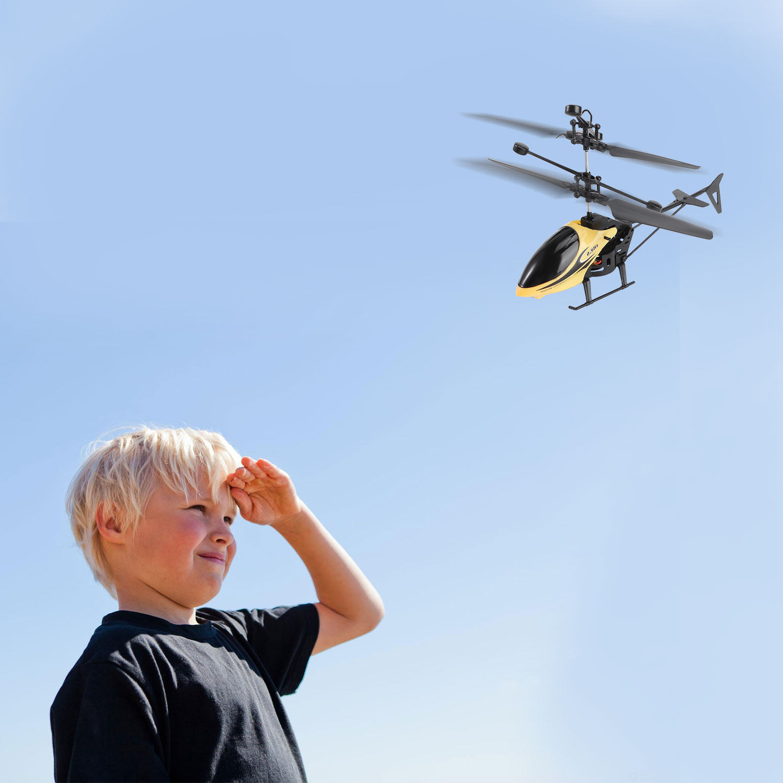 Rc Helicopter Coaxial - Rc 901 Mini Helicopter Yellow Night