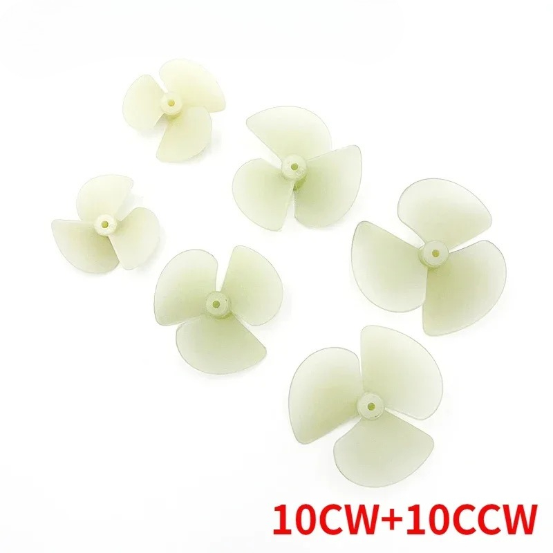 Rc Helicopter Blade - 10Pairs(10CW+10CCW) Nylon 3-Blade Boat Propeller 28mm