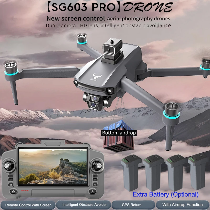 Rc Helicopter Large - SG603 PRO Drone with Large Screen