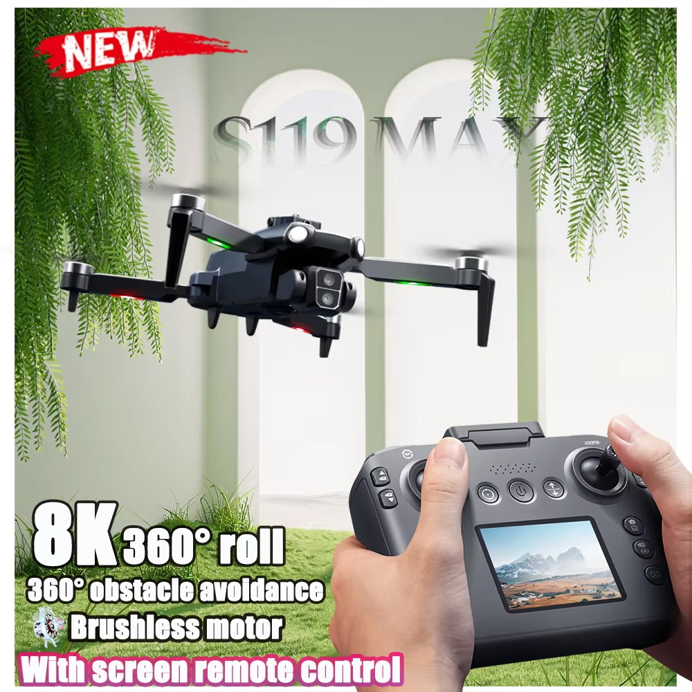 Rc Helicopter Charger - Upgrade with Screen Drone 8K Professional
