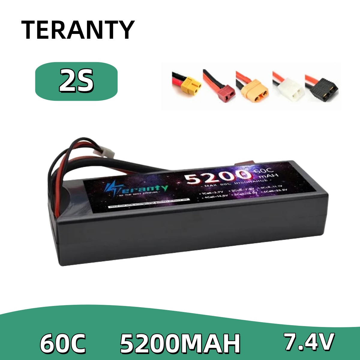 Rc Helicopter Case - Lipo Battery 2s 5200mAh 7.4V 60C