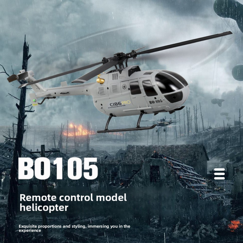 RCERA C186 4CH BO105 Single Ro – обзор и цена Rc Helicopter Coaxial