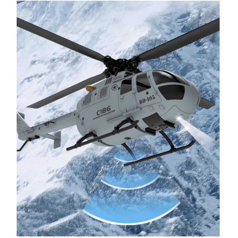 RCERA C186 4CH BO105 Single Ro – обзор и цена Rc Helicopter Coaxial