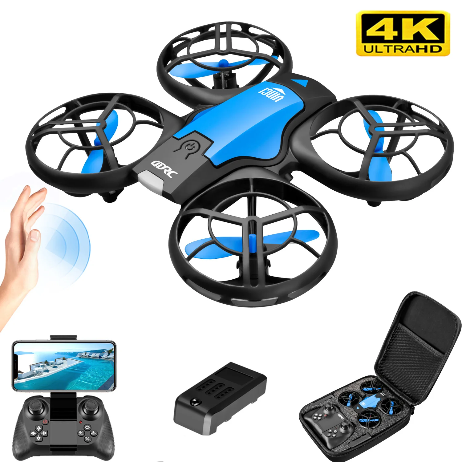 V8 New Mini Drone 4K Professio – обзор и цена Rc Helicopter Mini