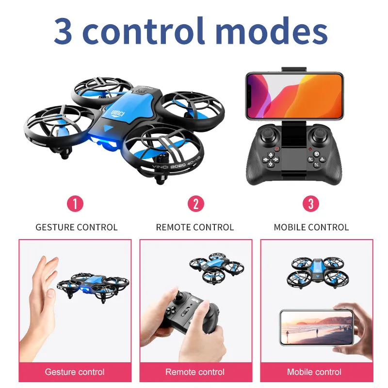 V8 New Mini Drone 4K Professio – обзор и цена Rc Helicopter Mini