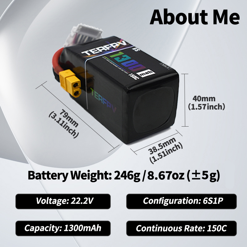 TERFPV Lipo Battery 6S 22.2V 1 – обзор и цена Rc Helicopter Battery