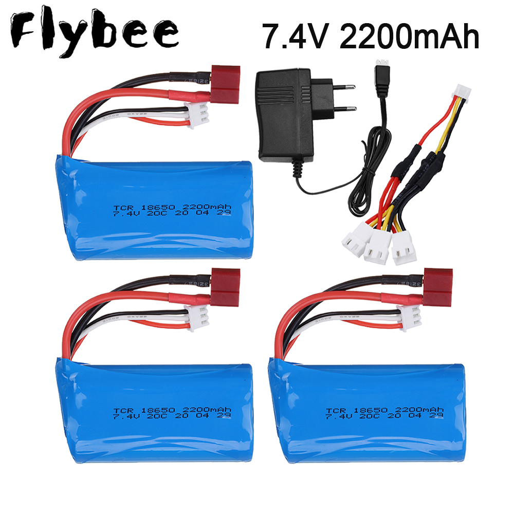 7.4V 2200mAh 18650 Lipo Batery – обзор и цена Rc Helicopter Parts