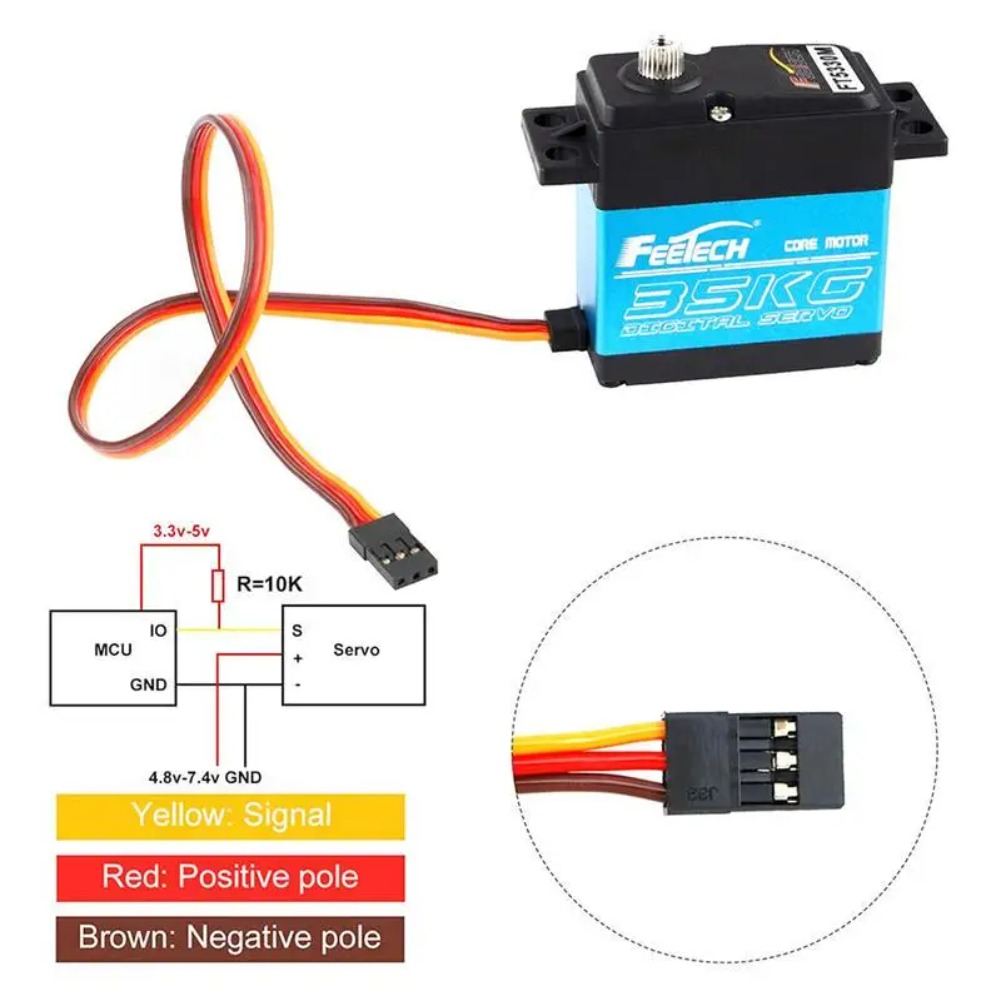 FEETECH FT5330M 35KG Digital S – обзор и цена Rc Helicopter Servo
