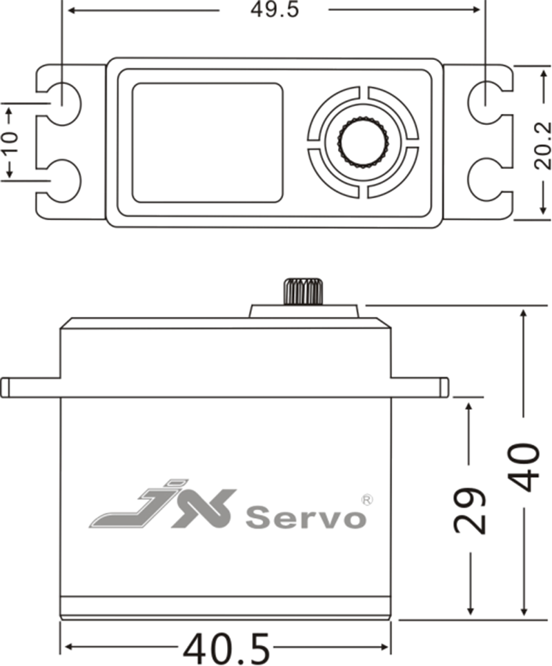 JX Servo CLS-6322HV 22KG High  – обзор и цена Rc Helicopter Servo