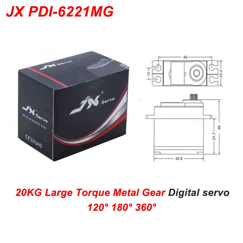 JX PDI-6221MG 20KG Large Torqu – обзор и цена Rc Helicopter Large