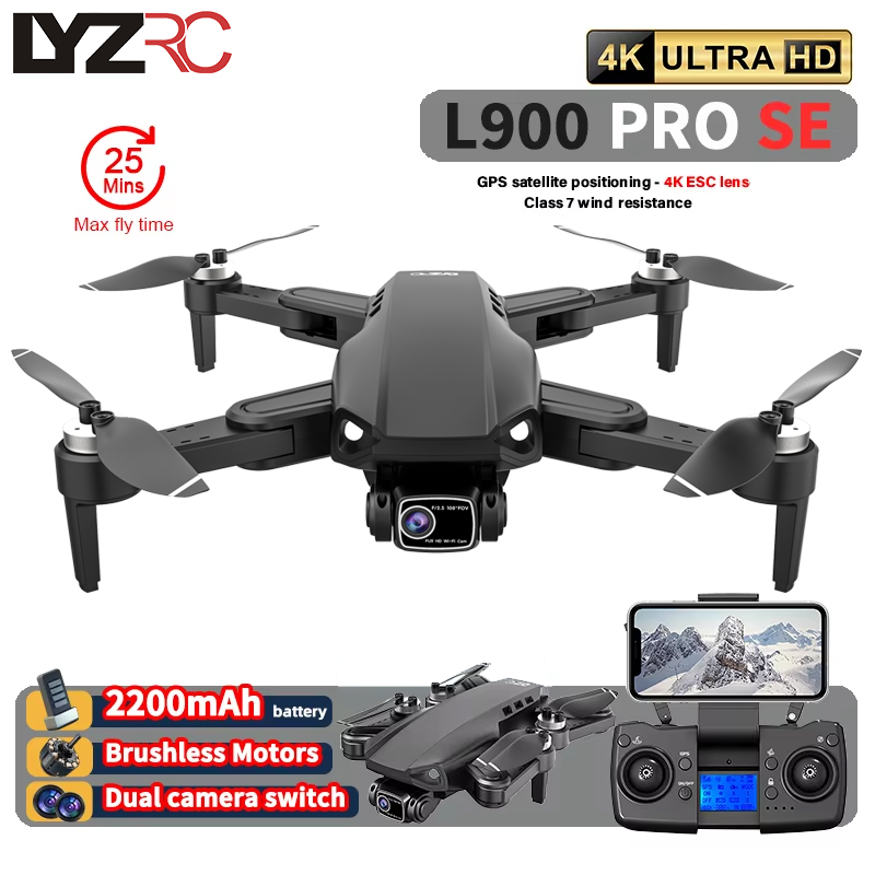 L900 Pro SE MAX GPS Drone 4K P – обзор и цена Rc Helicopter Electric