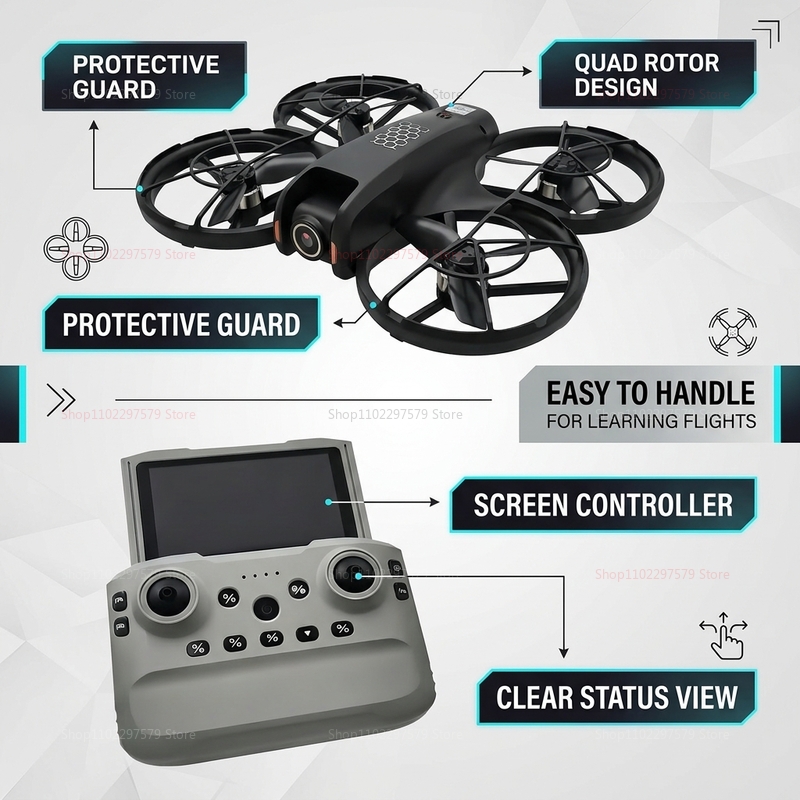2026 New M5 Mini Drone 8K HD C – обзор и цена Rc Helicopter Gyro