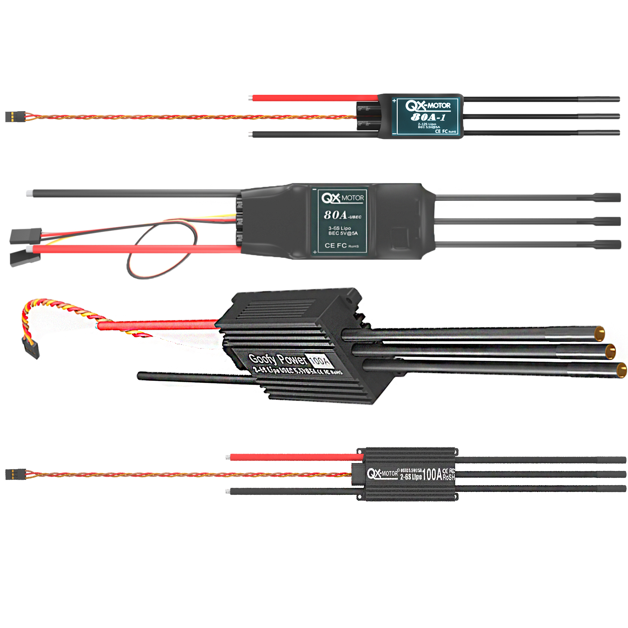 QX-MOTOR Brushless ESC series  – обзор и цена Rc Helicopter Battery