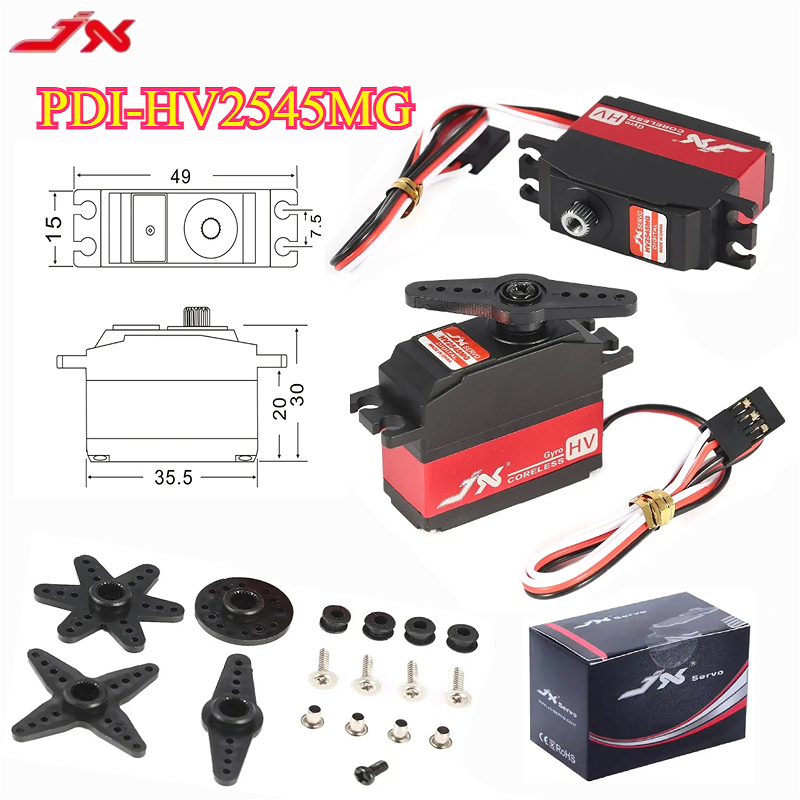 JX PDI-HV2545MG 4.5KG Coreless – обзор и цена Rc Helicopter Gyro