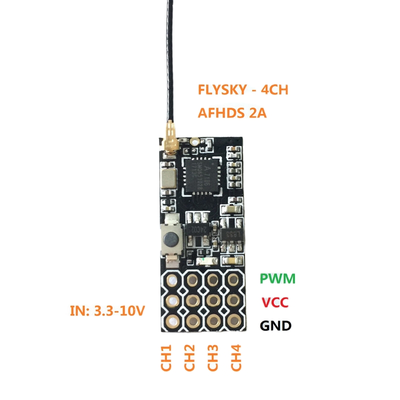 Flysky FS2A Mini Receiver 4CH  – обзор и цена Rc Helicopter Mini