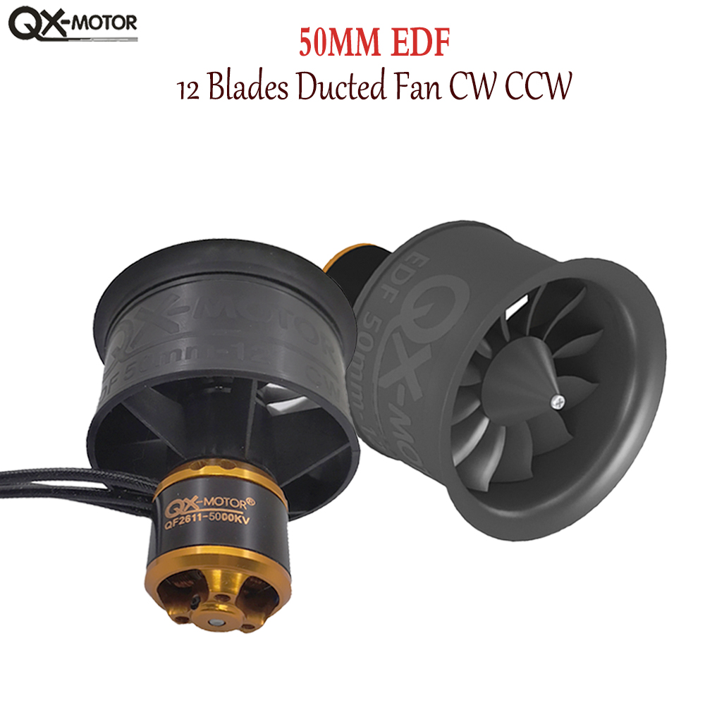 QX-MOTOR EDF 50mm QF2611 3S-4S – обзор и цена Rc Helicopter Parts
