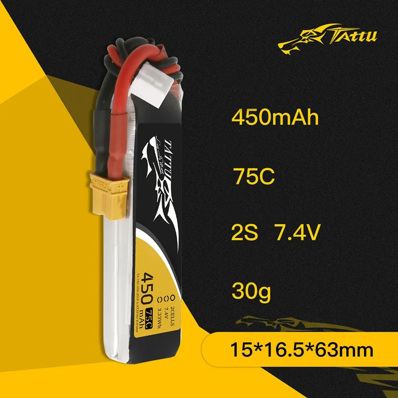 3Pcs NEW TATTU 450/500/550mAh  – обзор и цена Rc Helicopter Battery
