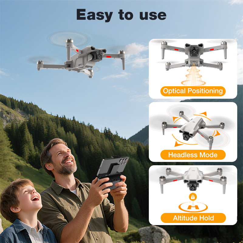 NEW Hot L017 Pro Drone Brushle – обзор и цена Rc Helicopter Electric